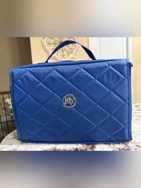Joy Mangano Quilted Better Beauty Case New